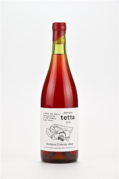 Domaine Tetta, 'Bonbons Colorés Rosé' (2019)